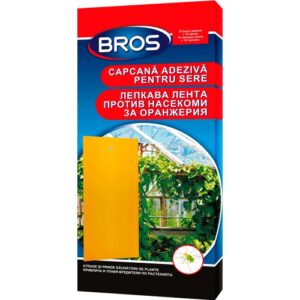 BROS - Anti insecte hârtie adezivă pentru grădini și sere 10 buc
