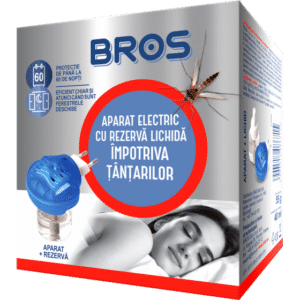 BROS - Țânțari aparat electric cu lichid + rezerva lichid (40 ml)