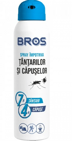 BROS - Țânțari și căpușe aerosol 120/90 ml