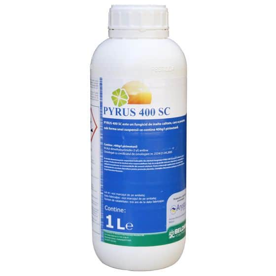 Fungicid PYRUS 400 SC - 1 Litri, Arysta LifeScience, Contact, Putregai cenusiu, Rapan